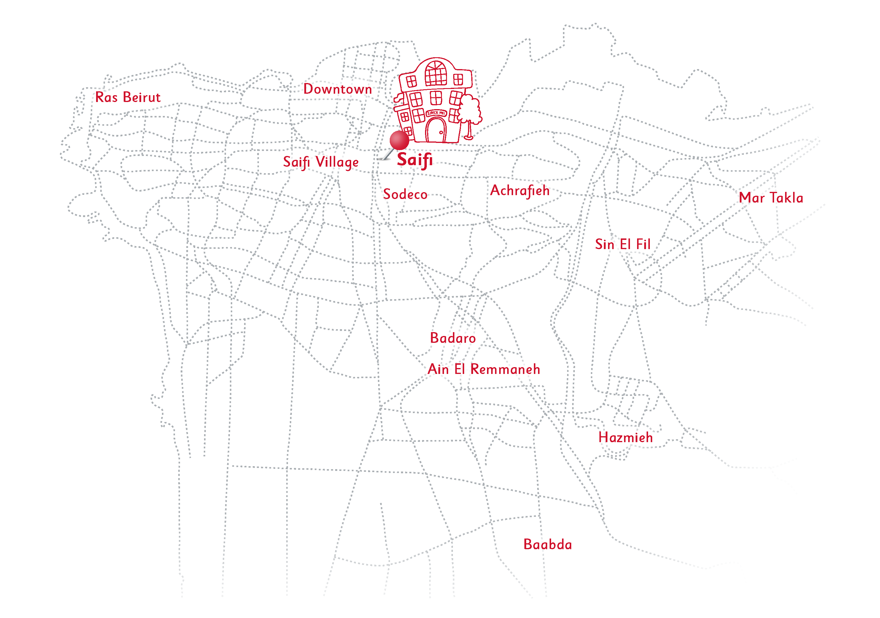 Nursery map at saifi